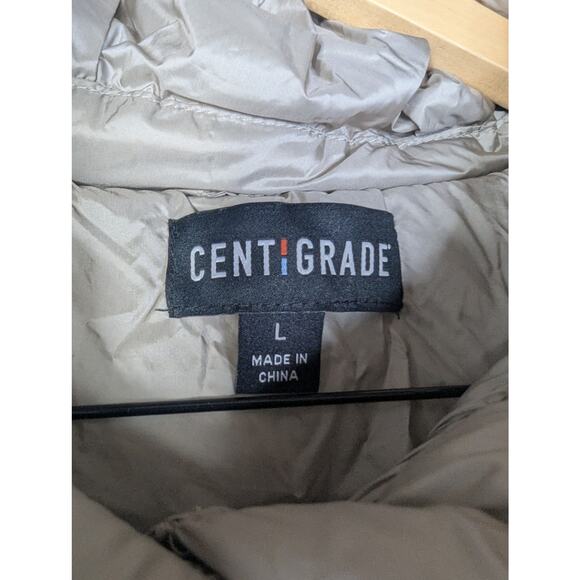 NWOT Centigrade Knee Length Puffer Coat in Champagne - Picture 6 of 8